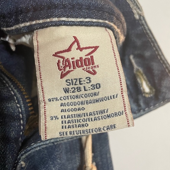 L.A. Idol Women's Skinny Jeans in Deep Blue - Picture 10 of 12